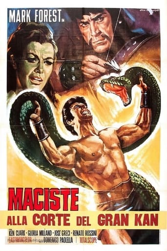 Maciste alla corte del Gran Khan streaming film HD poster